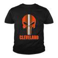 Cleveland Skull Football Tshirt Youth T-shirt