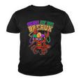 Come At Me Breaux Mardi Gras Crawfish Youth T-shirt