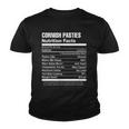 Cornish Pasties Nutrition Facts Funny Youth T-shirt