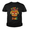 Creep It Real Halloween Ghost Groovy Spooky Witch Boys Girls Youth T-shirt