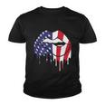 Cute Dripping Lips 4Th Of July Usa Flag Graphic Plus Size Youth T-shirt