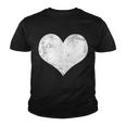 Cute Heart Valentines Day Vintage Distressed Youth T-shirt