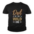 Dad Of The Wild One Toddler 1St Birthday Leopard Dad Boy Youth T-shirt