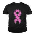 Distressed Breast Cancer Awareness Pink Ribbon Tshirt Youth T-shirt