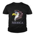 Eagle With A Mullet Merica 4Th Of July Usa American Flag Gift Youth T-shirt