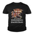 Easily Distracted By Dragons And Books V2 Youth T-shirt