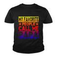 Family 365 My Favorite People Call Me Papa Grandpa Gift V2 Youth T-shirt