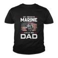 Fathers Day Flag My Favorite Marine Calls Me Dad Tshirt Youth T-shirt