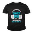 Fathers Day Funny Gamer Dad Youth T-shirt