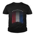 Fourth Of July Fighter Jets Red White Blue 4Th American Flag Youth T-shirt