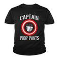 Funny Captain Poop Pants Tshirt Youth T-shirt