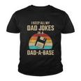 Funny Dad Jokes In Dadcute Giftacute Giftbase Vintage For Fathers Day Gift Youth T-shirt