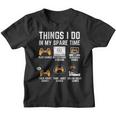 Funny Gamer Things I Do In My Spare Time Gaming V3 Youth T-shirt