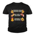 Funny Viral Chicken Wing Song Meme Youth T-shirt