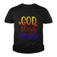God Bless America 4Th July Patriotic Independence Day Great Gift Youth T-shirt