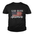 God Bless America 4Th Of July Patriotic Usa Great Gift Youth T-shirt