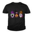 Halloween Gnomes Cute Autumn Pumpkin Fall Funny Holiday Youth T-shirt