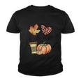 Hello Fall Thanksgiving Quote Youth T-shirt