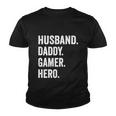 Husband Dad Father Gamer Funny Gaming Youth T-shirt