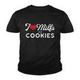 I Love Milfs And Cookies Gift Funny Cougar Lover Joke Gift Tshirt Youth T-shirt