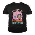 I Paused My Anime To Be Here Ramen Kawaii Cat Boba Tea Bubbl Youth T-shirt