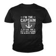 Im Always Right Boat Captain Funny Youth T-shirt