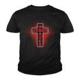 Jesus Saves Christian Faith Cross Youth T-shirt