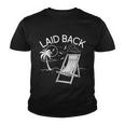Laid Back Beach Vacation Time Youth T-shirt