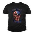 Live Free Or Die Patriot Skull Usa Pride Tshirt Youth T-shirt