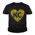 Love Kansas City Football Fan City Map Youth T-shirt