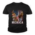 Merica Bald Eagle Mullet 4Th Of July American Flag Patriotic Meaningful Gift Youth T-shirt