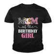 Mom Of The Birthday Girl Tee Farm Cow Mommy Mama St Youth T-shirt