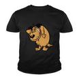 Muttley Dog Smile Mumbly Wacky Races Funny Tshirt Youth T-shirt