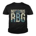 Notorious Rbg Blue Logo Tshirt Youth T-shirt