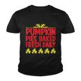 Pumpkin Pies Baked Fresh Daily Halloween Quote Youth T-shirt