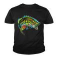 Rainbow Colorful Bass Youth T-shirt