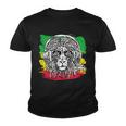 Rasta Lion With Glasses Smoking A Joint Youth T-shirt