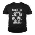 Rescue Save Love - Cute Animal Rescue Dog Cat Lovers Youth T-shirt