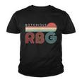 Retro Sun Notorious Rbg Ruth Bader Ginsburg Tribute Youth T-shirt