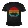 Retro Vintage Hippopotamus Youth T-shirt