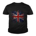 Ripped Uk Great Britain Union Jack Torn Flag Youth T-shirt