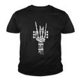 Rock Roll Skeleton Gift Guitar Music Lover Gift Youth T-shirt