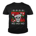 Santa Skull Candy Cane Ugly Christmas Sweater T-Shirt Graphic Design Printed Casual Daily Basic Youth T-shirt Santa Skull Candy Cane Ugly Christmas Sweater T-Shirt Graphic Design Printed Casual Daily Basic Youth T-shirt