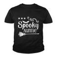 Spooky Auntie Halloween Quote Youth T-shirt