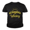 Sunshine And Whiskey Retro Summer Tshirt Youth T-shirt