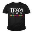 Team Intervention - Intervention Teacher Back To School Youth T-shirt