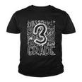 Team Kids Teacher Back To School 3Rd Third Grade Typography Youth T-shirt
