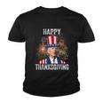 Thanksgiving Funny Happy 4Th Of July Anti Joe Biden Youth T-shirt