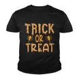 Trick Or Treat Halloween Quote Youth T-shirt