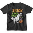 Trick Rawr Treat Dinosaur Trex Toddler Boys Halloween Kids Youth T-shirt